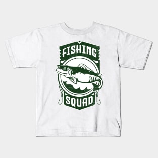 fishing squad Kids T-Shirt